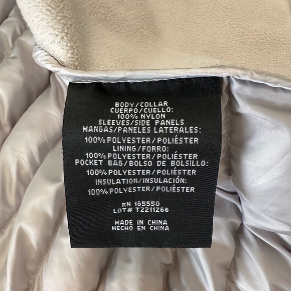 32 Degrees Heated Puffer Jacket Stretch comfort side panels GRAY Size XXL - Picture 10 of 15